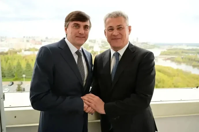 Глава Башкирии поблагодарил Сергея Кравцова за поддержку республики