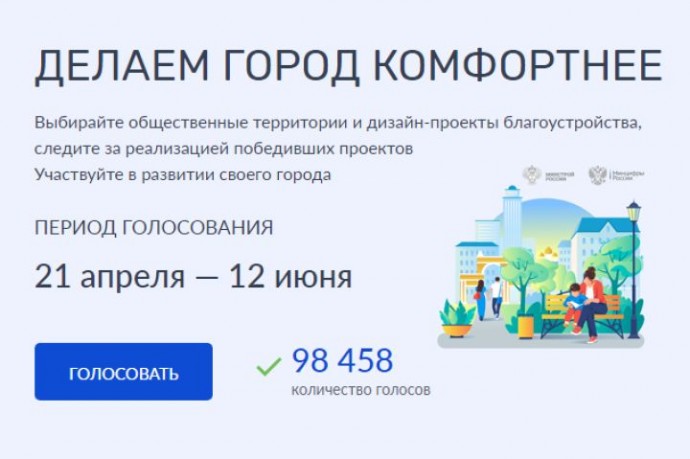 Комфорт городской среды зависит от вашего голоса. Идут последние дни голосования