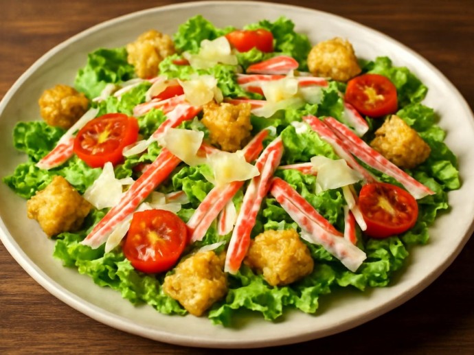 Оригинальный салат Цезарь не содержит курицу и бекон