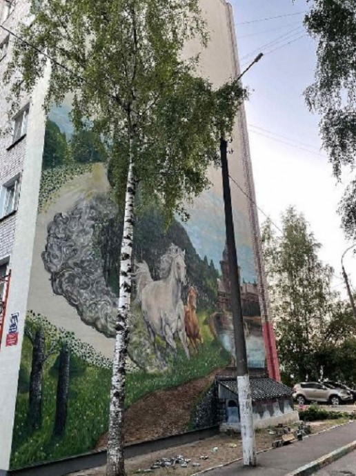 В Пижанском районе появится огромный мурал