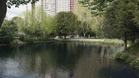 Началась реабилитация Воронинских прудов на юго-западе Москвы