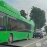 Ремонт моста в северной части города собрал огромную пробку в Южно-Сахалинске