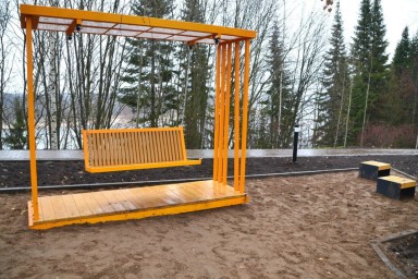 Строительство парка «Двуречье» в Кирово-Чепецке выполнено на 70%