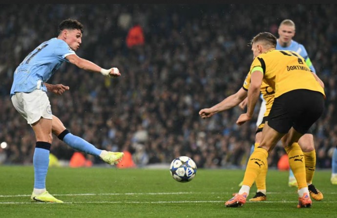 Дубль Фодена помог "Манчестер Сити" разгромить дортмундскую "Боруссию" в Лиге чемпионов Дубль Фодена помог "Манчестер Сити" разгромить дортмундскую "Боруссию" в Лиге чемпионов