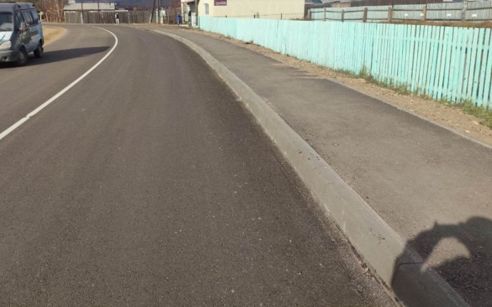 В Бурятии у села Нижние Тальцы завершены основные дорожные работы