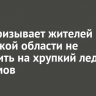 МЧС призывает жителей Иркутской области не выходить на хрупкий лед водоемов