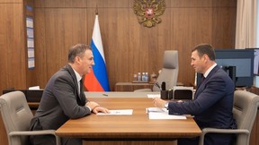 Дмитрий Патрушев и губернатор Хабаровского края Дмитрий Демешин обсудили вопросы сельского хозяйства и экологии региона