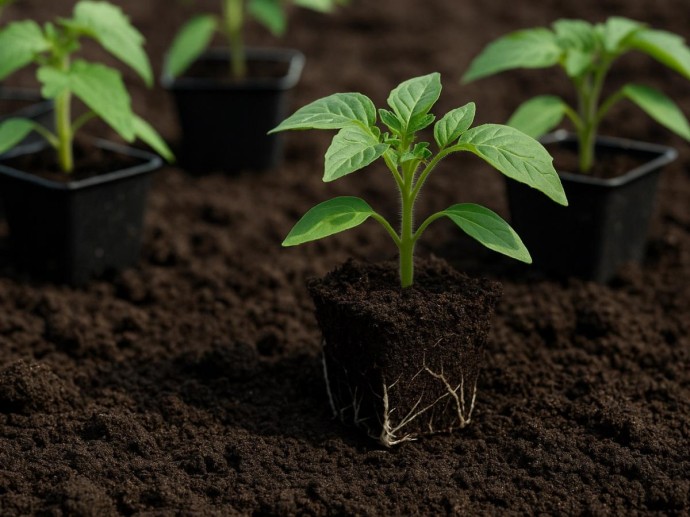 Рассада с ускорением роста: особая земля, собранная осенью, усиливает корни на 50% и даёт мощь