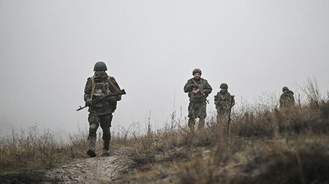 Группа российских бойцов уничтожила минометный расчет ВСУ