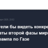 В ЕС хотели бы видеть конкретные результаты второй фазы мирного плана Трампа по Газе