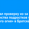 СК начал проверку из-за хулиганства подростков у «Вечного огня» в Братске