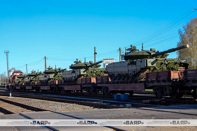 Новейшие модернизированные танки Т-72БМ2 стали поступать в армию РБ