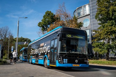 В Москву поступило 20 новых электробусов