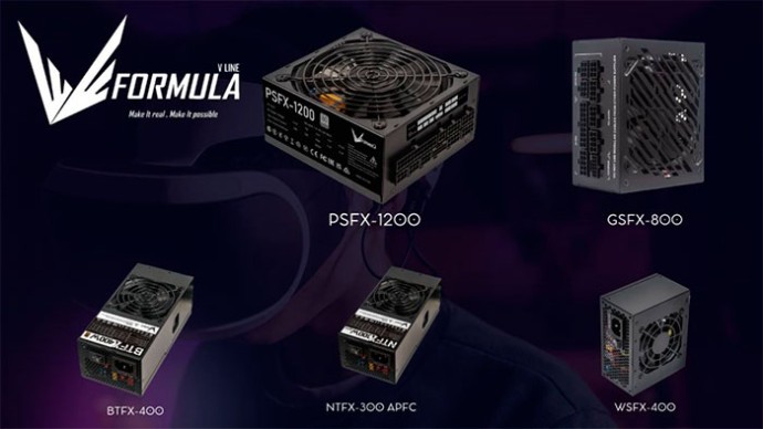 Formula V Line начинает продажи в России блоков питания SFX мощностью от 300 до 1 200 Вт