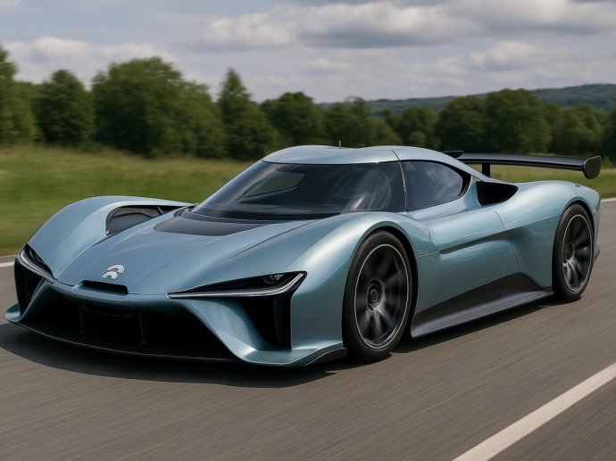 Электросуперкар Nio мощностью 1360 л.с. разгоняется до 100 км/ч за 3 секунды