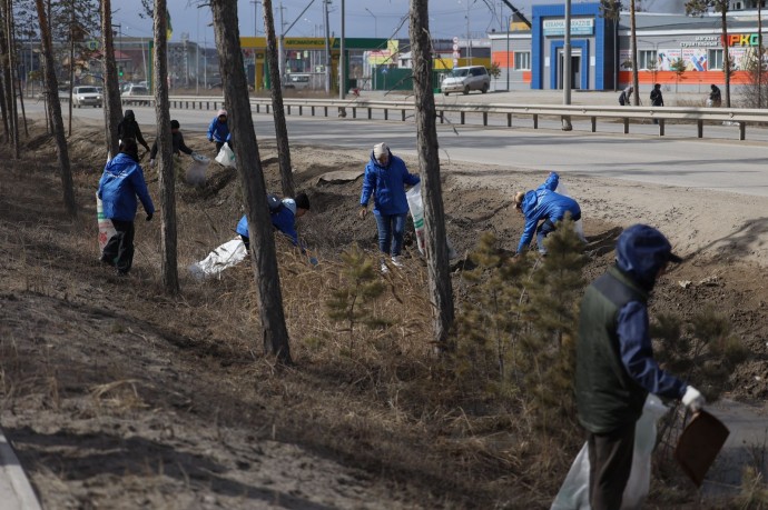В Якутске с 25 апреля начнутся общегородские субботники