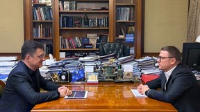 Александр Новак встретился с губернатором Челябинской области Алексеем Текслером Александр Новак встретился с губернатором Челябинской области Алексеем Текслером