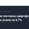 Мировые поставки смартфонов во II квартале упали на 6,7%