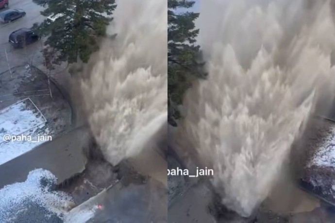 Снеговая Падь без воды: прорыв трубы оставил микрорайон в подвешенном состоянии