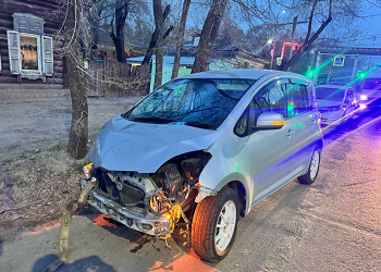 Автоледи пострадала в аварии в Благовещенске, нарушив ПДД