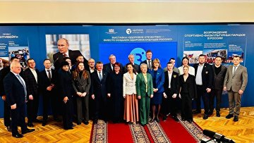 В Госдуме открыли выставку о спортивных волонтерах