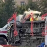 В российском городе перевернулась машина скорой помощи