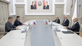 Александр Новак встретился с Заместителем Премьер-министра Азербайджана Шахином Мустафаевым