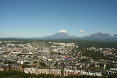 Шлейф пепла от вулкана Ключевского на Камчатке протянулся на 515 км