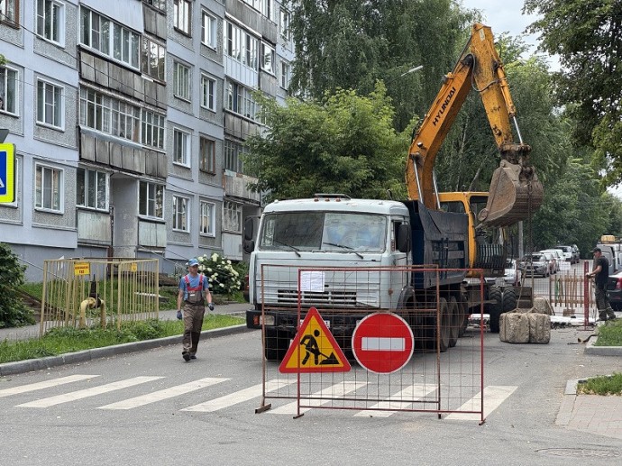 В Кирове перекопали Пятницкую до начала августа