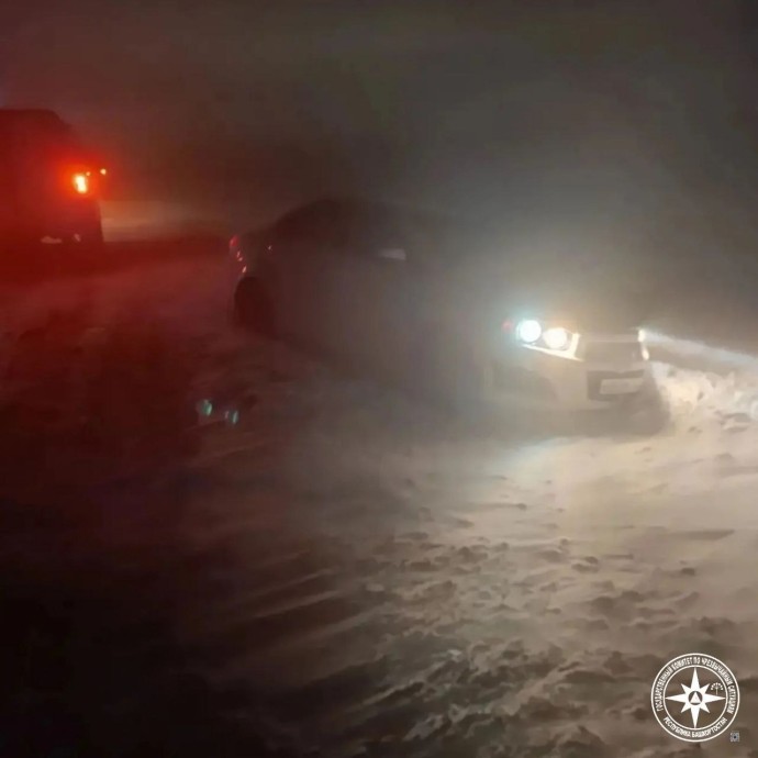 В Башкирии спасли трех человек из снежного плена