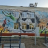 Новое граффити украсило фасад учреждения в Дзержинском районе Ярославля