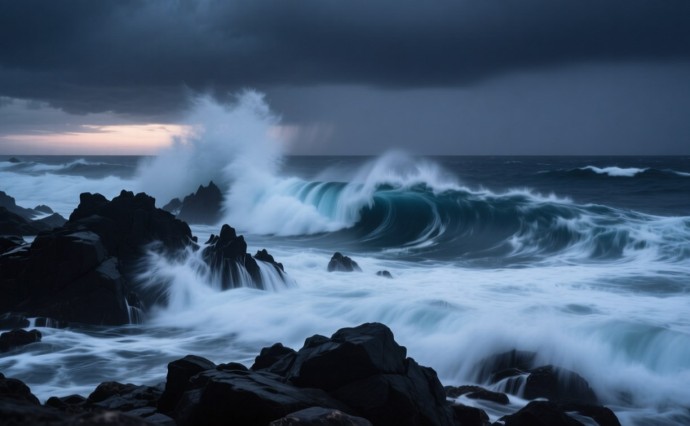 Сильное волнение моря прогнозируется в Курильском районе Сильное волнение моря прогнозируется в Курильском районе