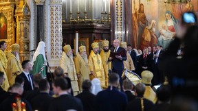 Дмитрий Чернышенко поздравил Святейшего Патриарха Московского и всея Руси Кирилла с 17-й годовщиной интронизации
