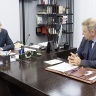 Дмитрий Миляев встретился с руководителем Приокского управления Ростехнадзора Василием Челенко