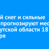 Мокрый снег и сильные дожди прогнозируют местами по Иркутской области 18 сентября