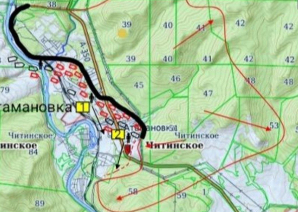 В Забайкалье усилили группировку на пожаре, который перекинулся на дома