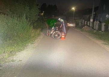 В Костино пьяный мотоциклист сбил подростка на питбайке