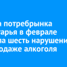 Служба потребрынка Приангарья в феврале выявила шесть нарушений при продаже алкоголя