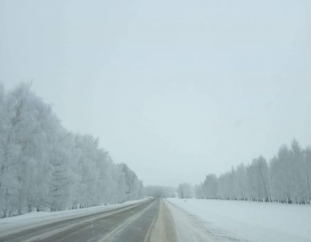 В Башкирии еще одну дорогу закрыли из-за снегопада