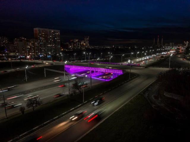 Еще один мост над проспектом Салавата Юлаева в Уфе подсветят за 32 млн рублей Еще один мост над проспектом Салавата Юлаева в Уфе подсветят за 32 млн рублей