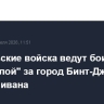 Израильские войска ведут бои с "Хезболлой" за город Бинт-Джубайль на юге Ливана