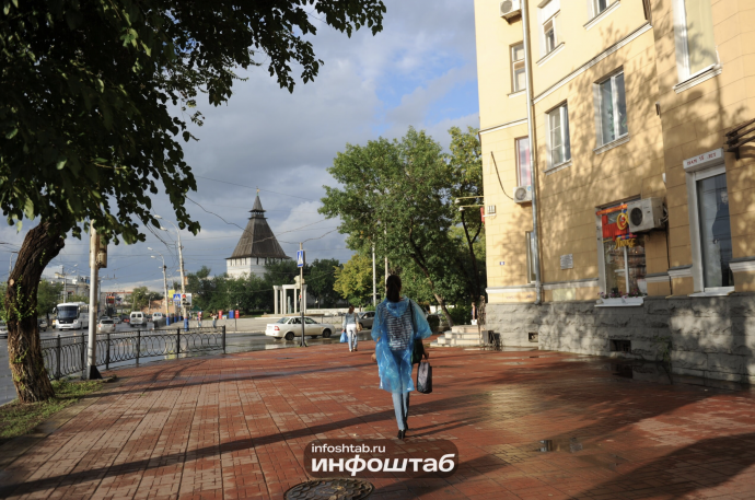 В Астраханской области 26 июня снова ожидается дождь с грозой