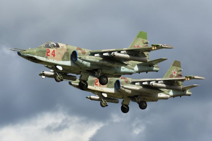 В Приморье потерпел крушение штурмовик Су-25