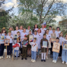 В Пензе сотрудники детской поликлиники провели акцию «Бессмертный полк»