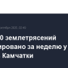 Более 70 землетрясений зафиксировано за неделю у берегов Камчатки