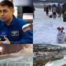 Самый снежный циклон, 300 "мамонтят" на льдине, горящий поезд и космонавт SpaceX— каким был февраль 2025 года...
