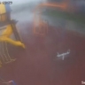 В Ярославле сильный ветер снес детский городок: видео