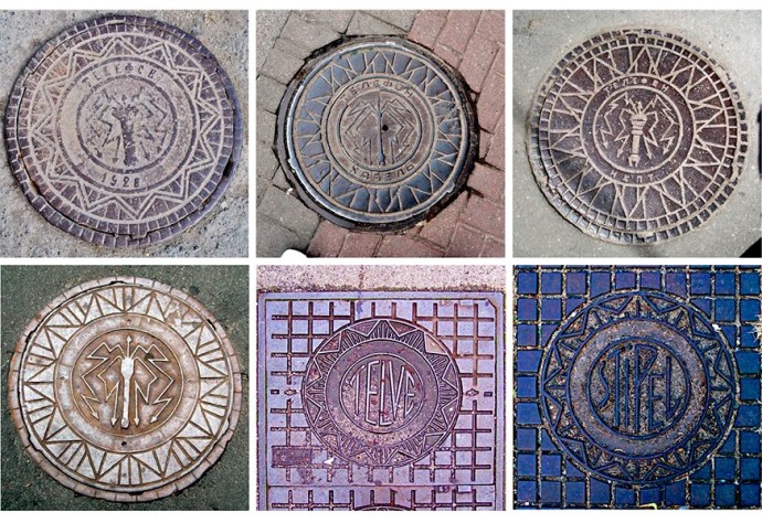 Знаки уходящего телекома на чугуне Знаки уходящего телекома на чугуне