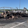 В Уфе водитель погиб в горящем автомобиле после столкновения с фурой