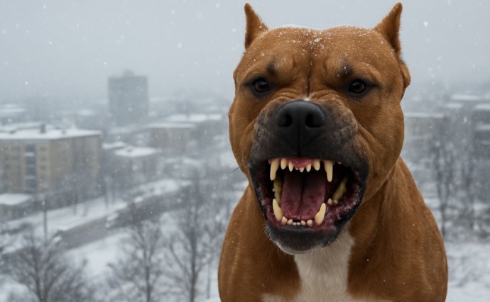 Питбуль насмерть загрыз собаку на глазах у хозяев в Петропавловске-Камчатском